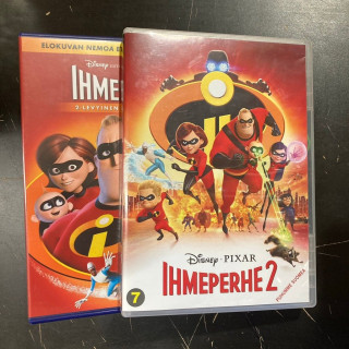 Ihmeperhe 1-2 3DVD (M-/M-) -animaatio-